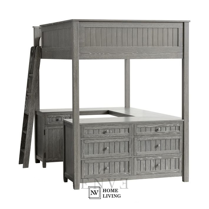 Tempat Tidur Dewasa 2 Lantai Beadboard Classic Style