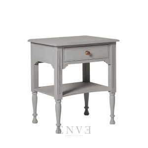 Meja Joan - Meja Minimalis Duco Grey Model Colonial
