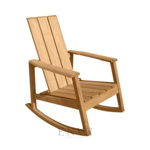Aspen Teak Adirondack Rocking Chair Outdoor