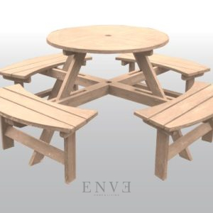 Round Garden Family Table