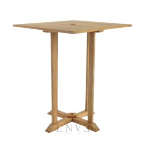 Square Pedestal Bar Table