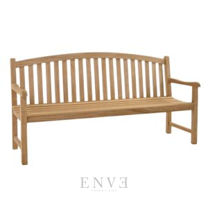 Oval Teak Bench 180cm