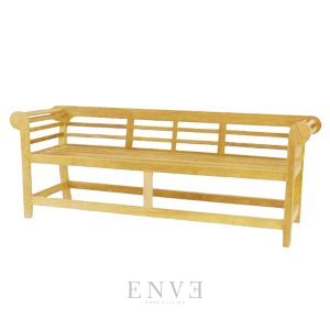 Teak Marlboro Lowback 3 Seat 196cm