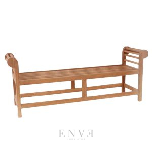 Marlboro Backless Teak Bench 185cm