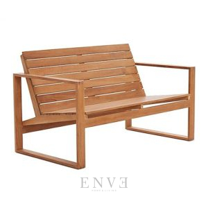 Teak Loveseat Minimalist Bench 130cm