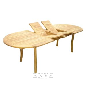 Double Extension Table Oval 4 Legs 180-240cm