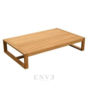 Casita rectangular teak coffee table