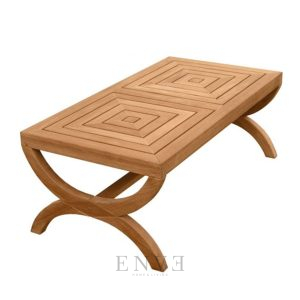 Fiori rectangular teak coffee table
