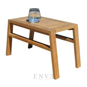 Summit high stacking teak side table