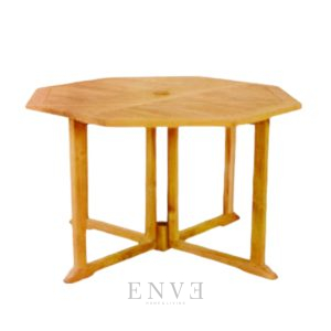 Butterfly Octagonal Teak Table 120cm