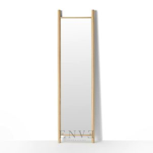 Edge Wall Stand Mirror Wooden