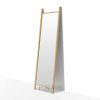 Edge Wall Stand Mirror Wooden