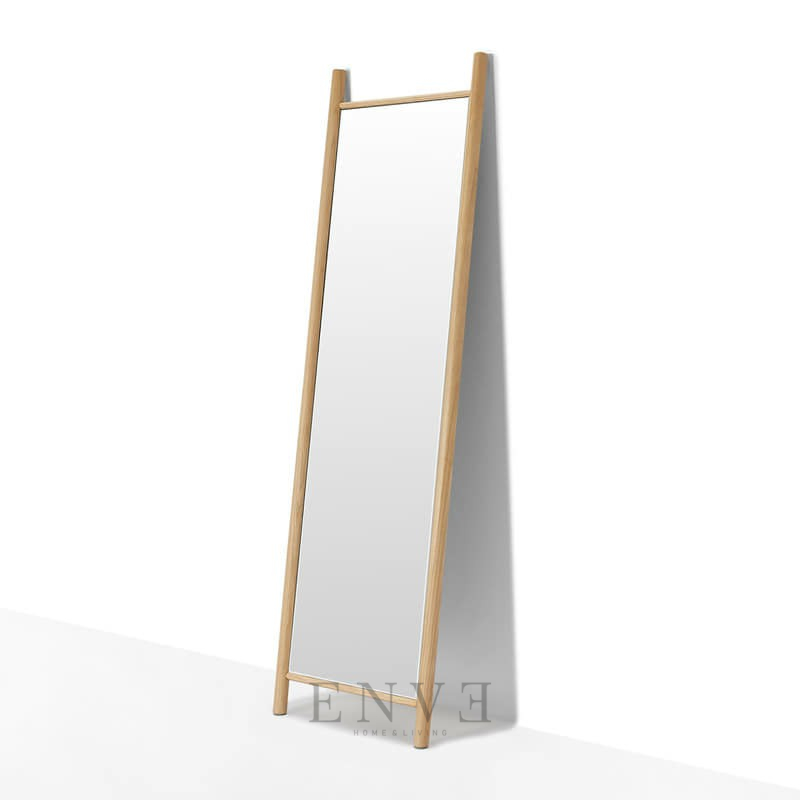 Edge Wall Stand Mirror Wooden