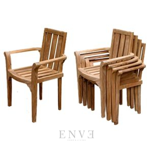 Standard Stacking Teak Chair
