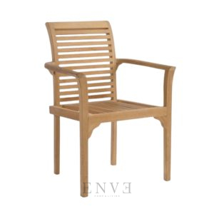 New Stacking Teak Chair