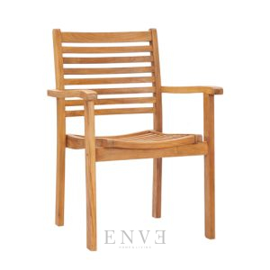 Italy Stacking Teak Armchair