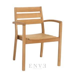 Horizon Dining Stacking Teak Chair