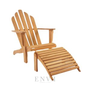 Adirondack Chair and Foot Piece