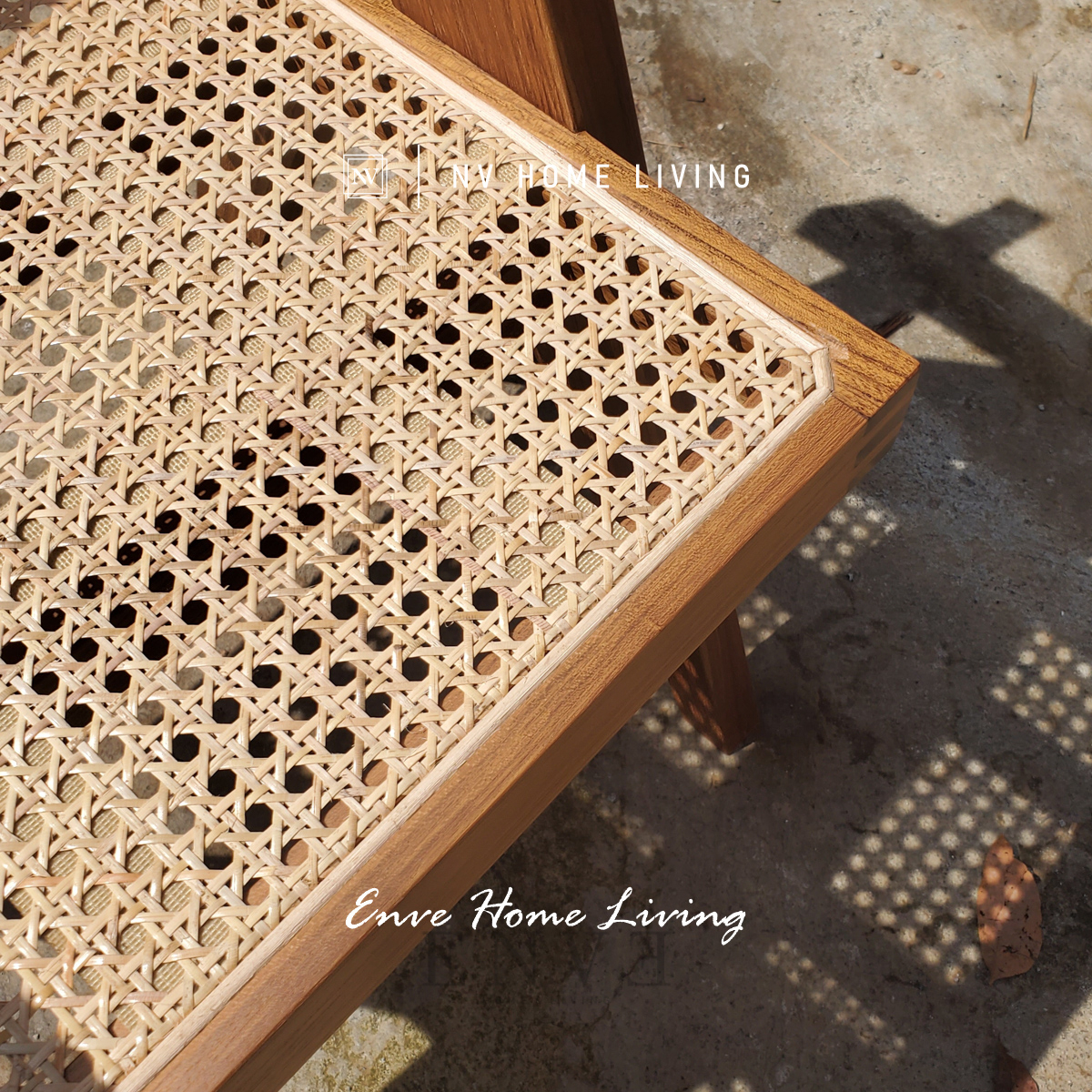 kursi makan minimalis jati kombinasi rotan