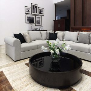 Meja Tamu Bulat Minimalis Modern