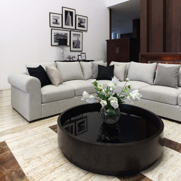 Meja Tamu Bulat Minimalis Modern