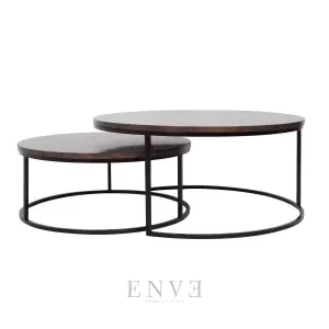 Meja Tamu Minimalis Bulat Coffee Table (1)