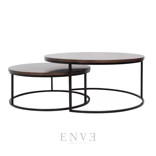 Meja Tamu Minimalis Bulat Coffee Table (1)