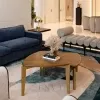 Meja Tamu Modern Minimalis Kayu Jati