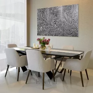 Kursi Makan Modern Minimalis Kayu Jati Mewah