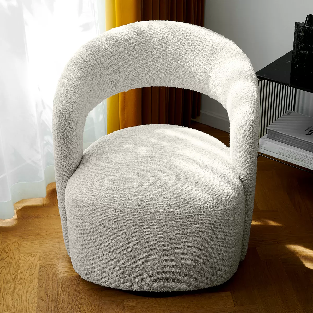 Armchair Kursi Sofa Bulat Minimalis Modern