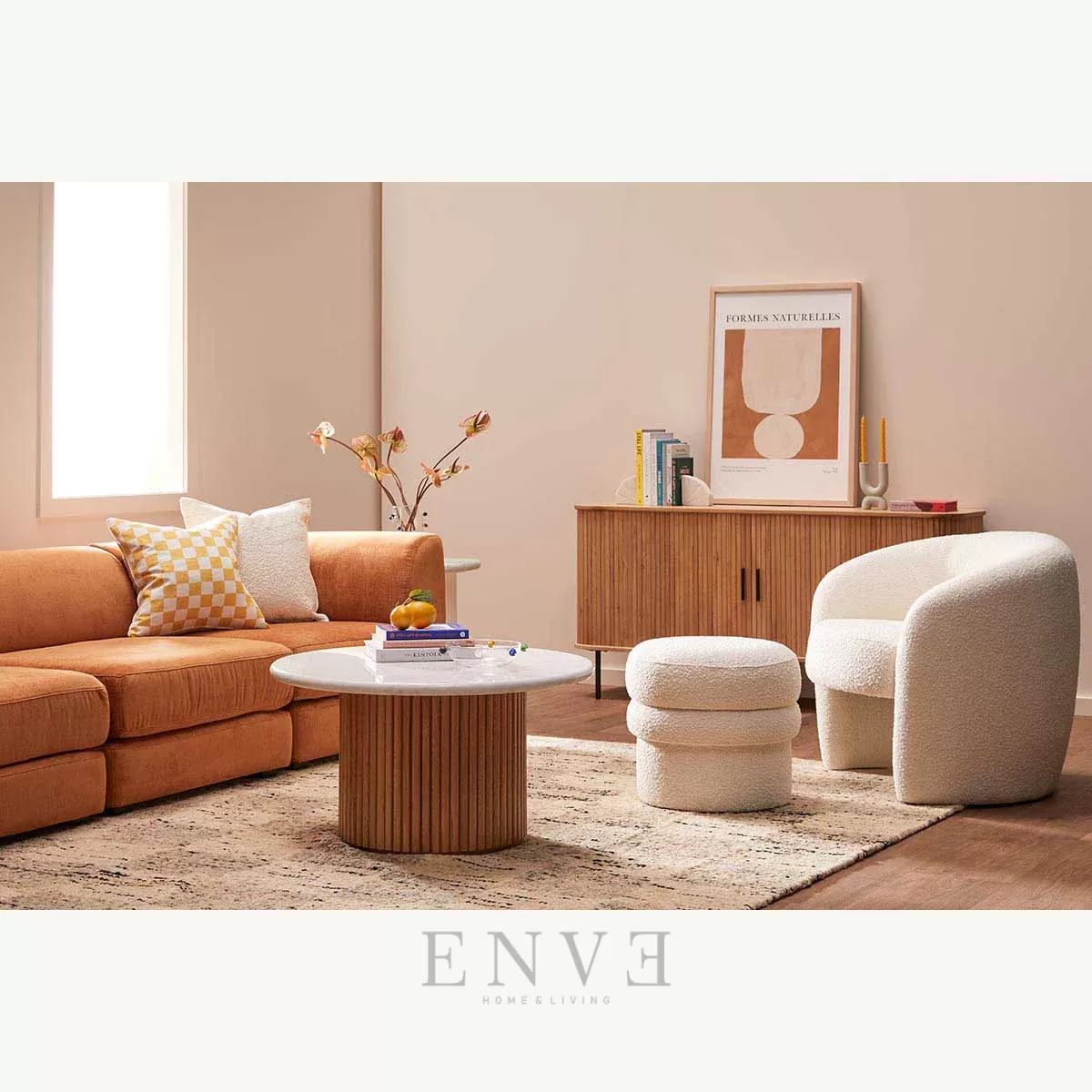 Armchair Kursi Sofa Single Modern Minimalis di Ruang Tamu