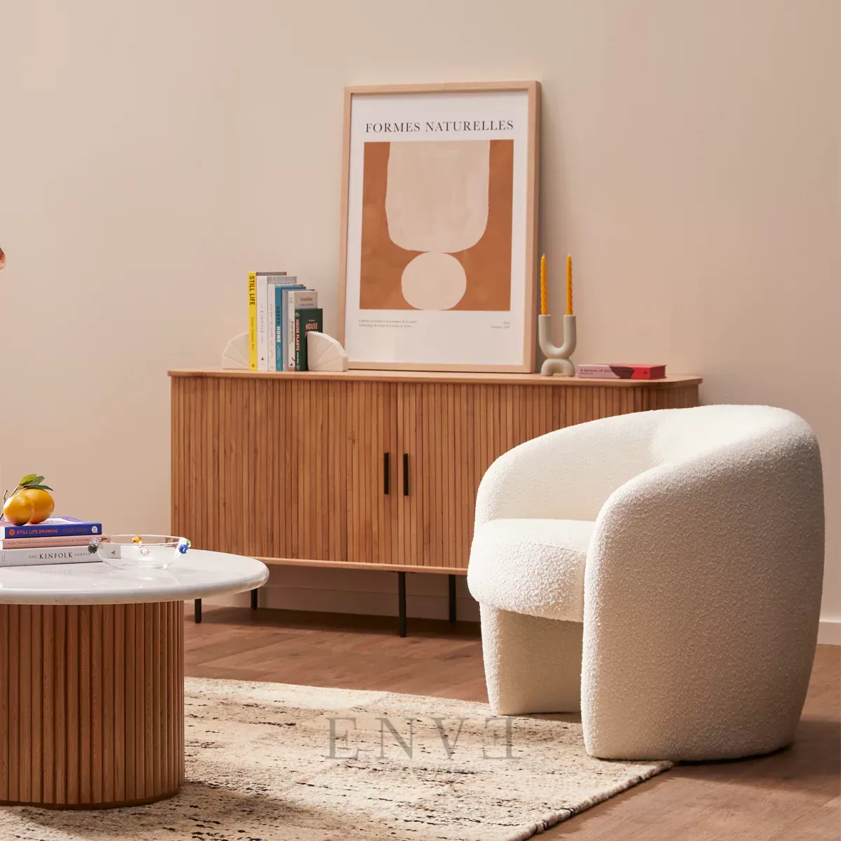 Armchair Kursi Sofa Single Modern Minimalis di Ruang Tamu