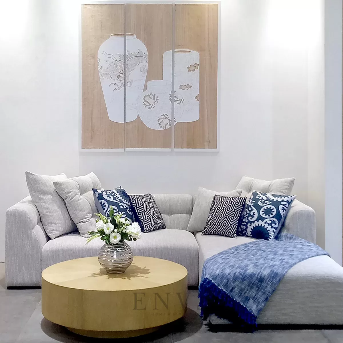 Kursi Sofa Minimalis Leter L Ruang Tamu