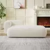 Kursi Sofa Ruang Santai Minimalis Modern-Putih Kursi Malas