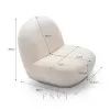 Kursi Sofa Santai Bulat Minimalis Modern - Ukuran Armchair