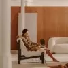 Kursi Sofa Santai Kayu Jati Minimalis Modern Armchair Ruang Tamu