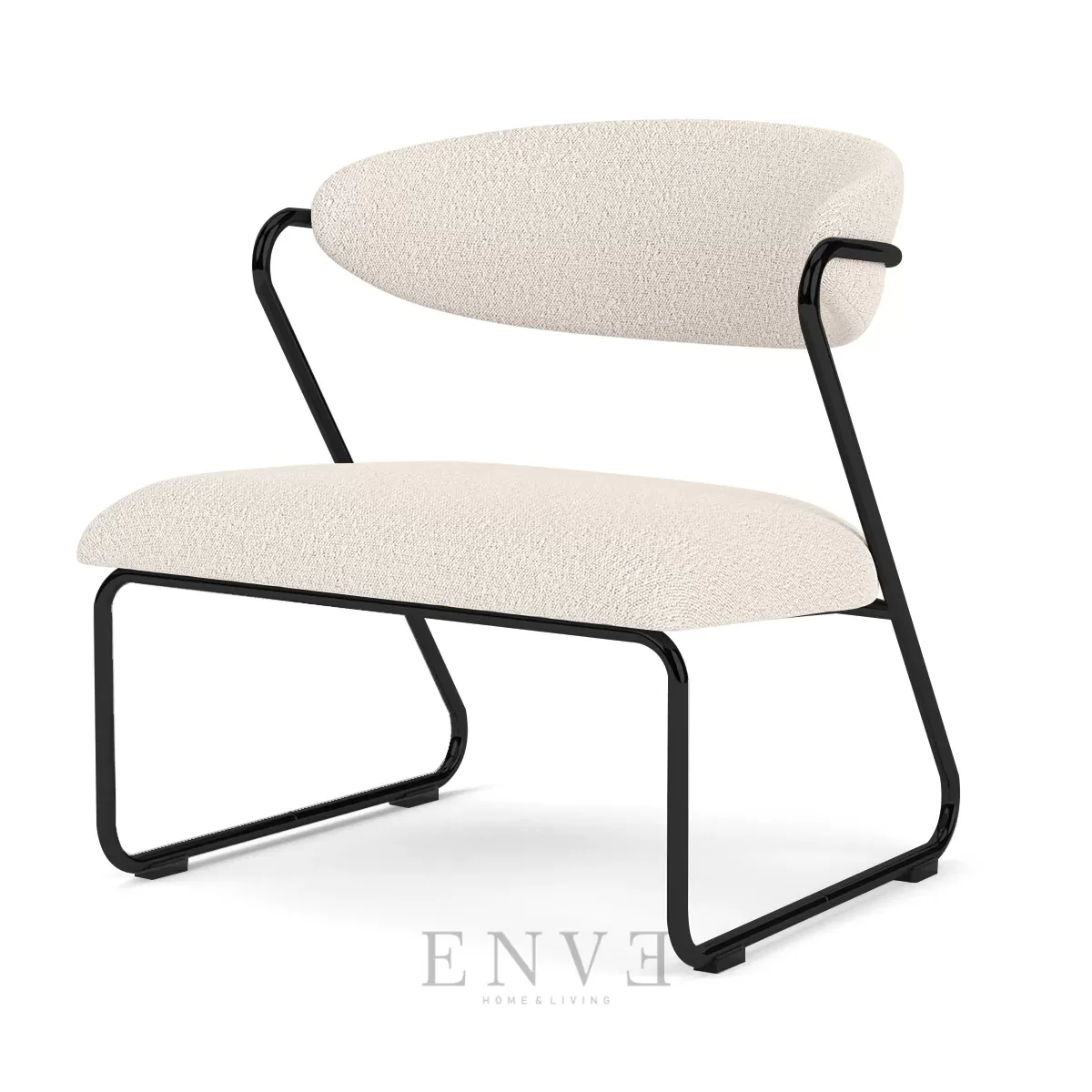 Kursi Sofa Modern, Kursi Sofa Single Minimalis Stainless 1 Black, Armchair