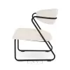 Kursi Sofa Modern, Kursi Sofa Single Minimalis Stainless 1 Black, Armchair
