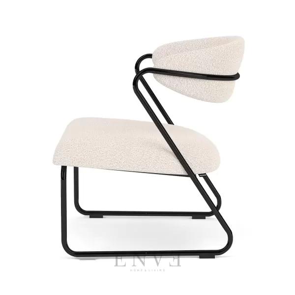 Kursi Sofa Modern, Kursi Sofa Single Minimalis Stainless 1 Black, Armchair