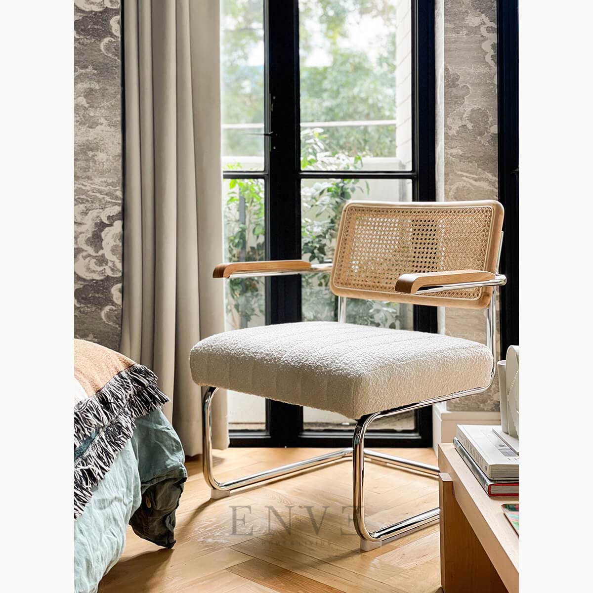 Kursi Sofa Single Minimalis Stainless Armchair