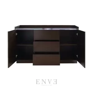 Meja Bufet Minimalis Modern Kayu Jati