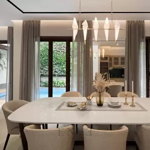 Meja Makan Marmer Modern