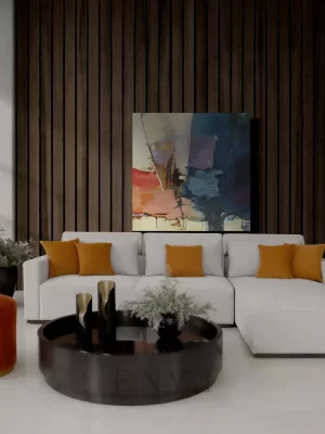 Sofa Leter U Minimalis Modern 3 Seater Ruang Tamu