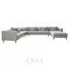 Sofa Leter U Minimalis, set sofa ruang tamu minimalis