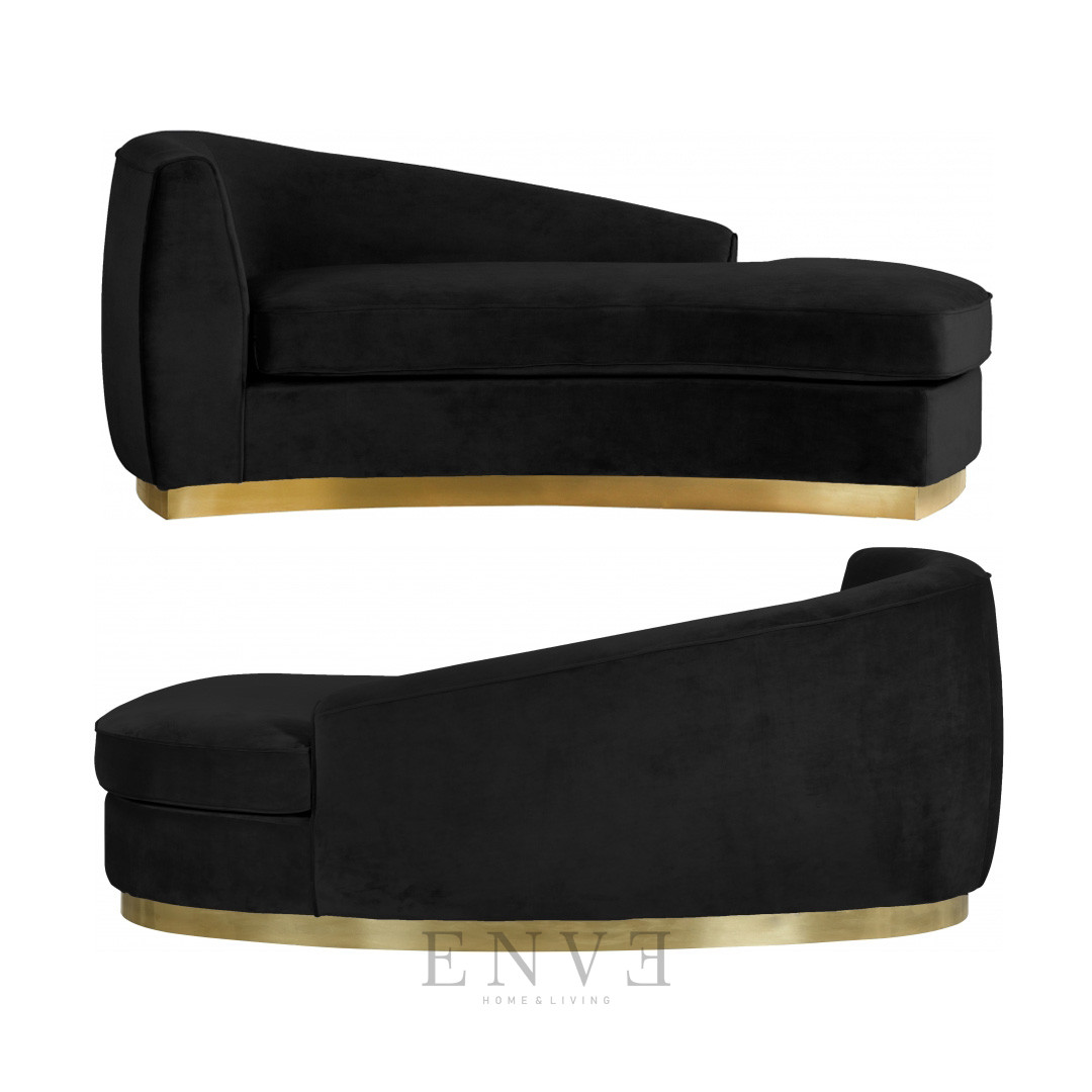 Sofa Santai Black Modern Mewah