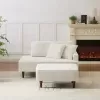 Sofa Santai, Kursi Malas Bangku Minimalis Putih