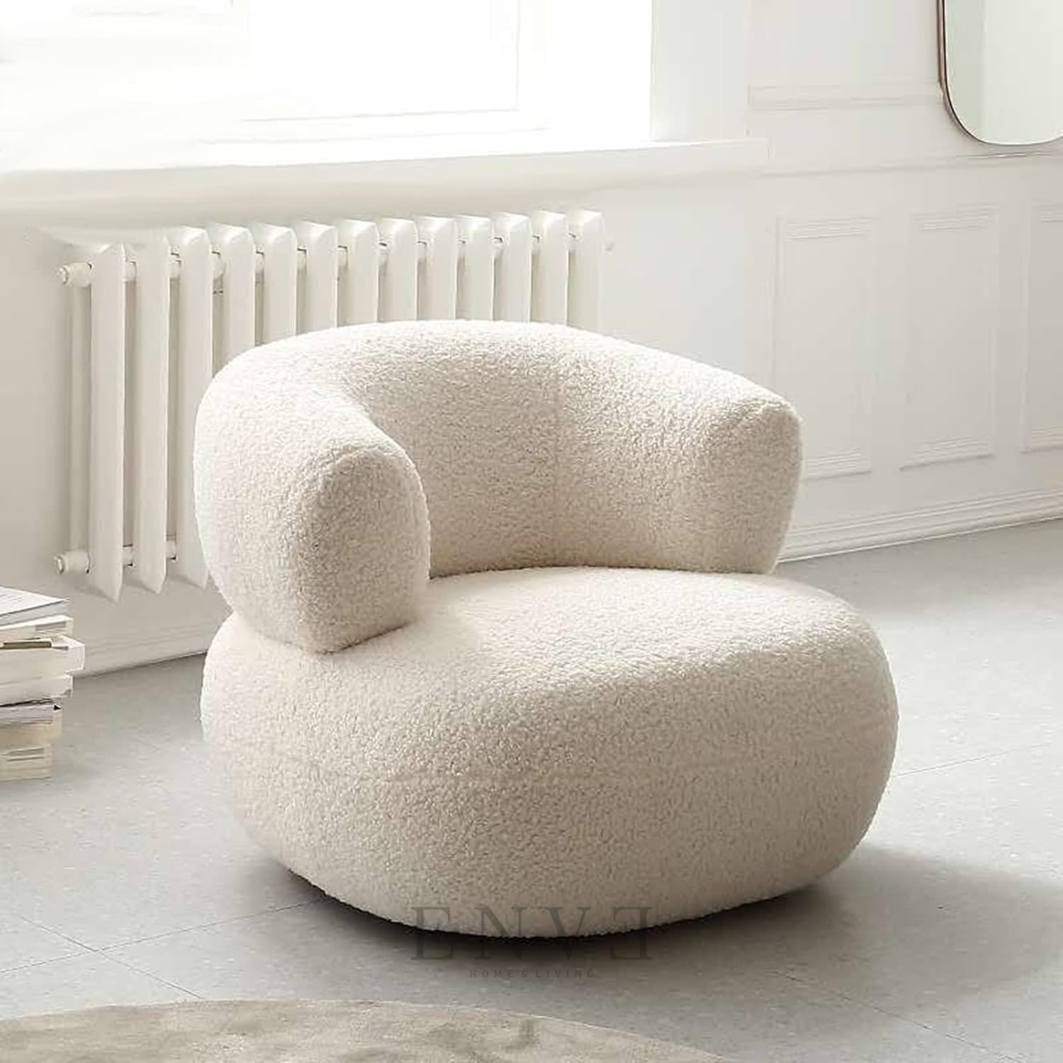 Sofa Single Santai Bulat Minimalis Modern Ruang Tamu