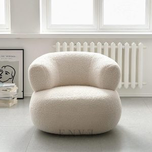 Sofa Single Santai Bulat Minimalis Modern