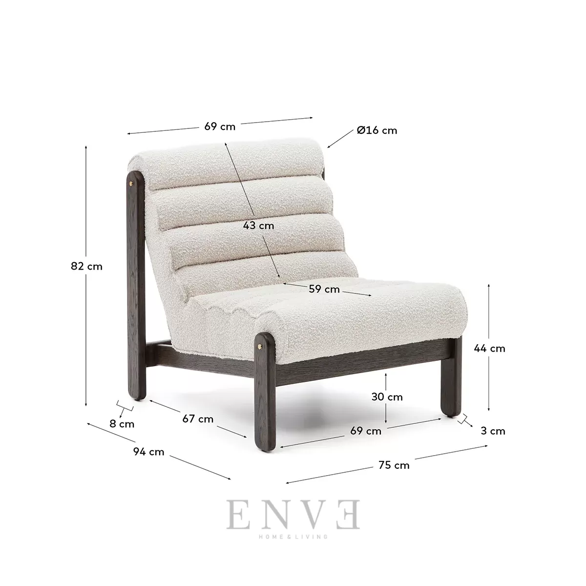 Ukuran Kursi Santai Kayu