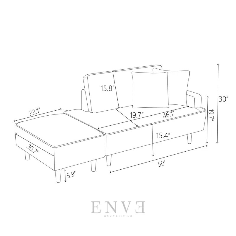 Ukuran Sofa Santai, Kursi Malas Bangku Minimalis Modern